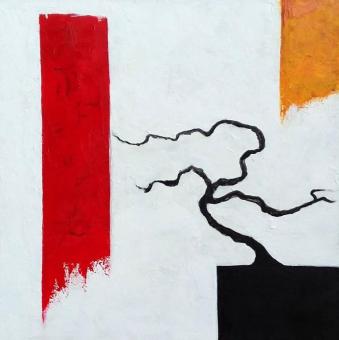 Abstract Tokonoma - 20" x 20"