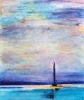 Blue & Blue - 24" x 20"