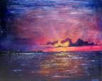 Cancun Sunset - 24" x 30"