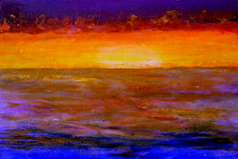 Ocean Abstract - 24" x 36"