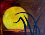 Rising Moon - 24" x 30"